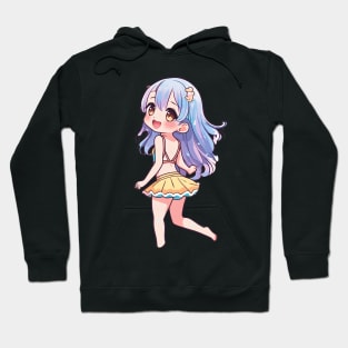 Cute anime girl in bikini Hoodie